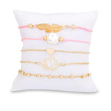 Heart Feather Bracelet for Women