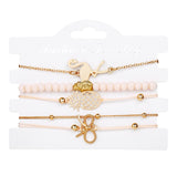 Flamingo pineapple Bowknot Bracelet for Women